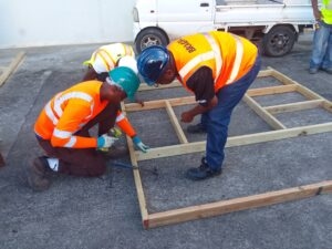 St. Vincent: Assembling Timber Wall Frames